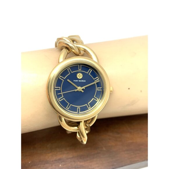 Tory Burch Women\'s Watch TBW7212 Ravello Quartz Blue Dial Gold Steel 32mm main image 6
